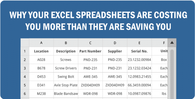 excel for inventory management costs more than it saves