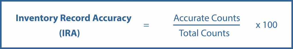 inventory record accuracy formula